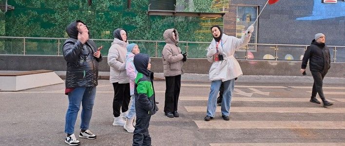 Кировская семья посетила мероприятие «Ёлка Победы»